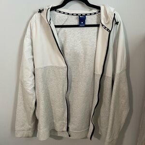 Nike White and Black Hoodie